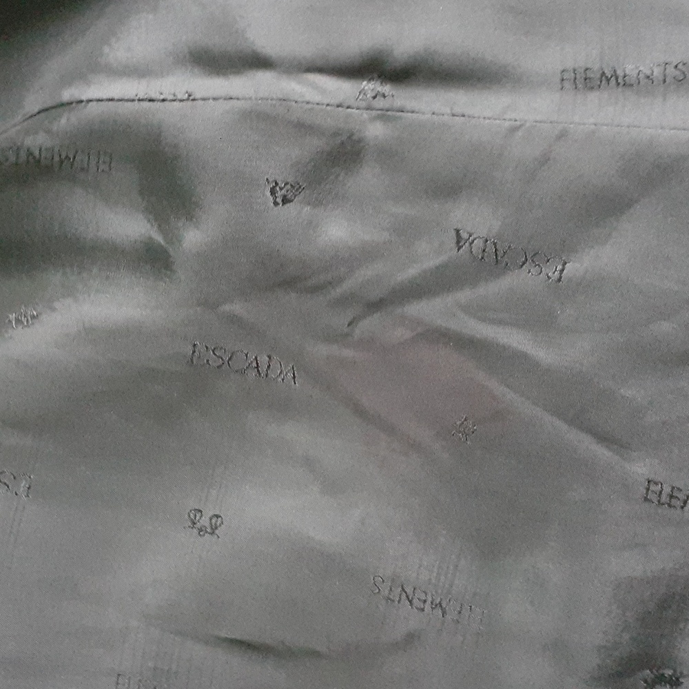 Escada Elements Navy Wool Coat - Picture 6 of 8